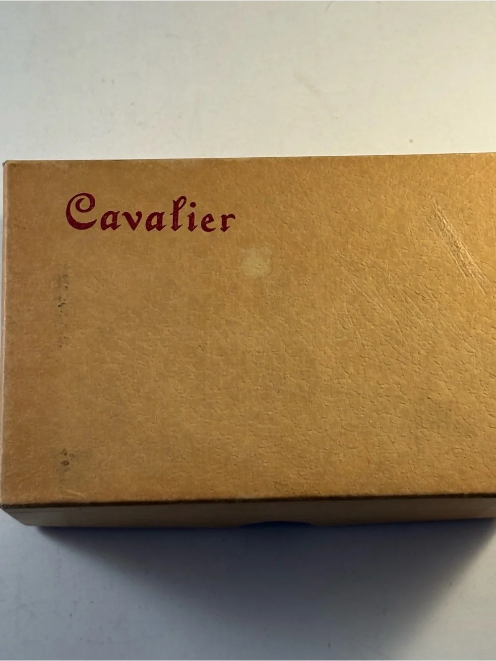 Vtg 40s 50s Cavalier Military Style Palm Hair Clothes Brush Nylon Bristle Box